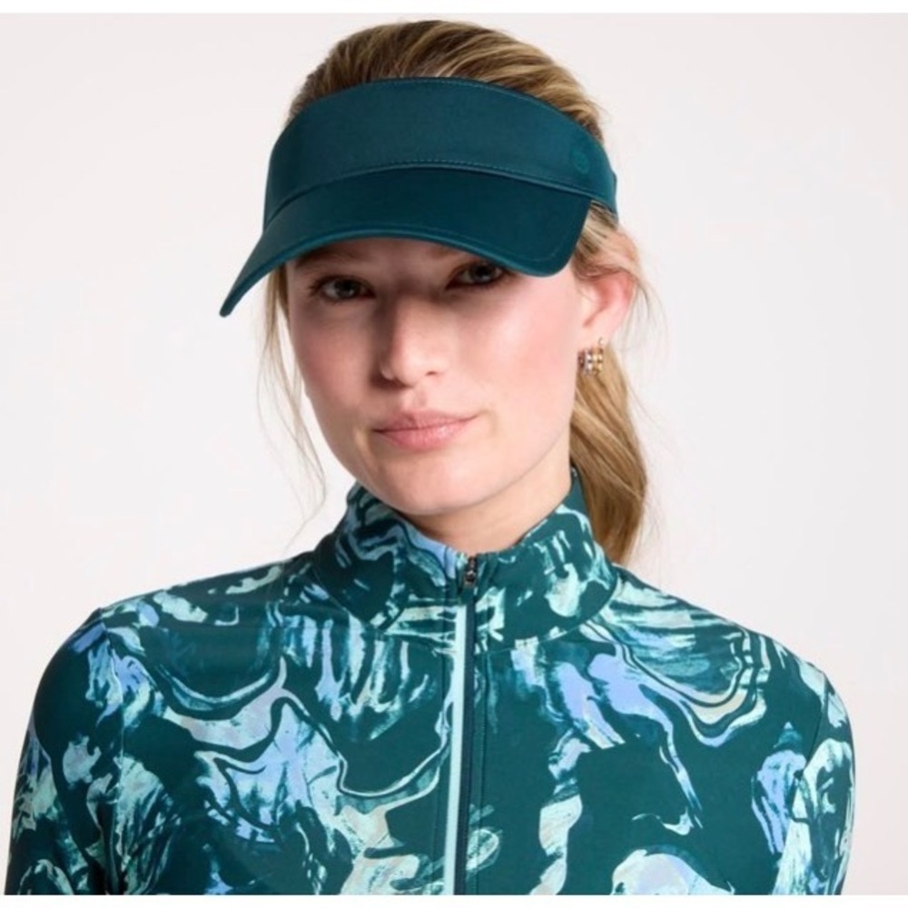 CALIA Womens Golf Sport Visor Teal Green Adjustable NWT